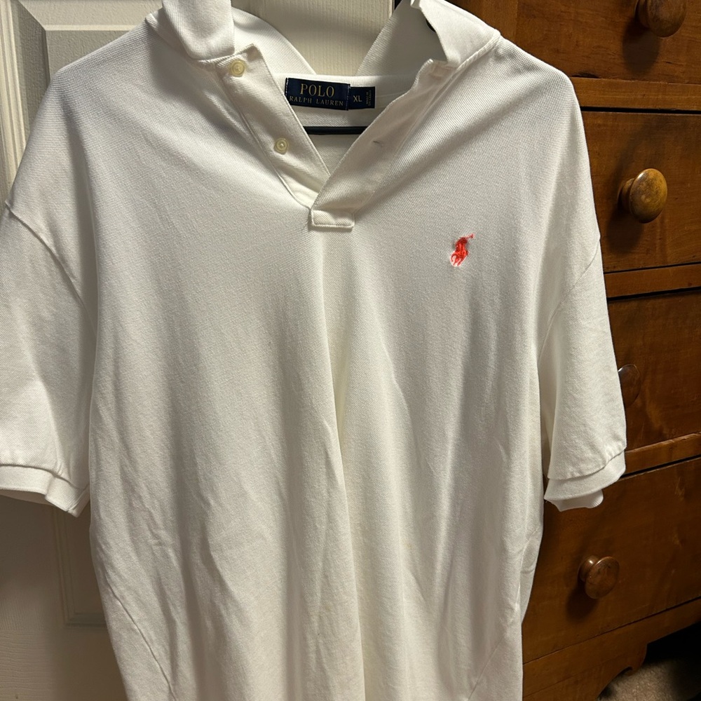 Polo by Ralph Lauren Men's White Polo Shirt